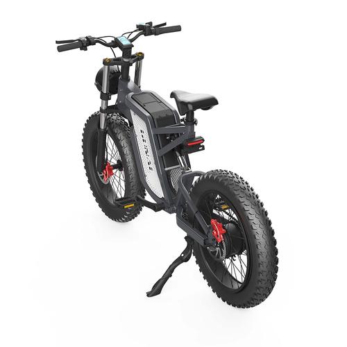 GUNAI MX25 Vélos électriques VTT, 1000W Fat Bike Electrique 20 Pouces 25Ah  Montagne Ebike Noir