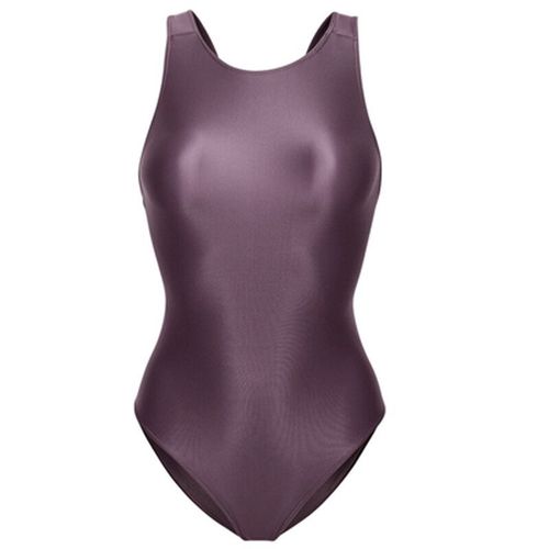 Maillot De Bain Une Pièce,Sexy,Brillant,Dos Nu,Coupe Haute,Grande Taille,Pour Femmes,Vêtements De Plage