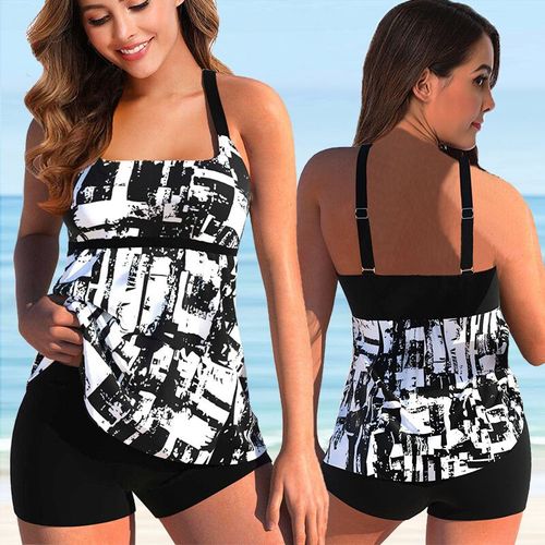 Maillot De Bain Deux Pièces Imprimé,Tankini,Grande Taille,Pour Femmes,Vêtements De Plage,D'été,Bikini,5xl,2022