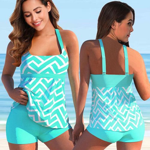 Maillot De Bain Deux Pièces Imprimé,Tankini,Grande Taille,Pour Femmes,Vêtements De Plage,D'été,Bikini,5xl,2022