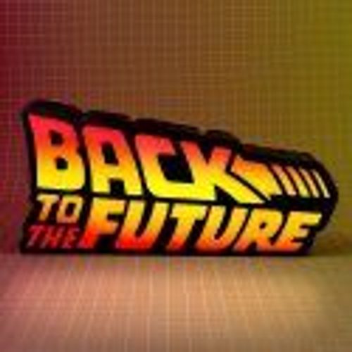 Back To The Future Logo Light