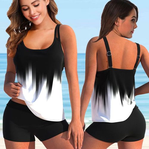 Maillot De Bain Deux Pièces Imprimé,Tankini,Grande Taille,Pour Femmes,Vêtements De Plage,D'été,Bikini,5xl,2022
