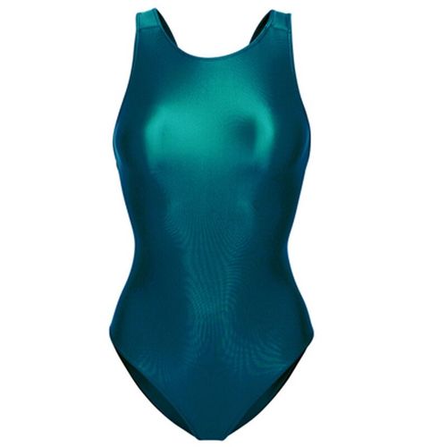 Maillot De Bain Une Pièce,Sexy,Brillant,Dos Nu,Coupe Haute,Grande Taille,Pour Femmes,Vêtements De Plage