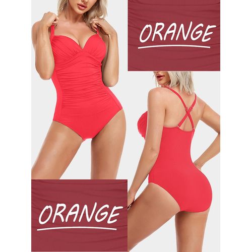 Maillot De Bain Une Pièce Vintage,Sexy Maillot De Bain Femme,Push-Up Maillot De Bain Femme Une Pièce,Grande Taille,Contrôle Du Ventre,Vetement Femme 2022,Tendance Maillot De Bain L-4xl