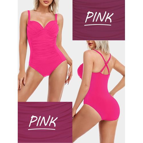 Maillot De Bain Une Pièce Vintage,Sexy Maillot De Bain Femme,Push-Up Maillot De Bain Femme Une Pièce,Grande Taille,Contrôle Du Ventre,Vetement Femme 2022,Tendance Maillot De Bain L-4xl
