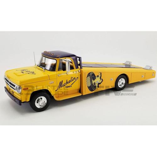 Acme 1/18 1801906 Dodge D-300 Ramp Truck Michelin - 1970 Diecast Modelcar-Acme