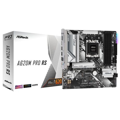 Mb Asrock Amd Am5 A620m Pro Rs