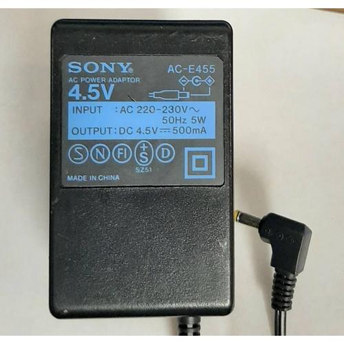 Alimentation Secteur Sony AC E455 - 4.5V 500mA