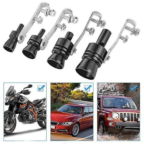 1pcs Universal Sound Simulator Car Exhaust Pipe Turbo Whistle Car Turbo Muffler Auto Parts,S