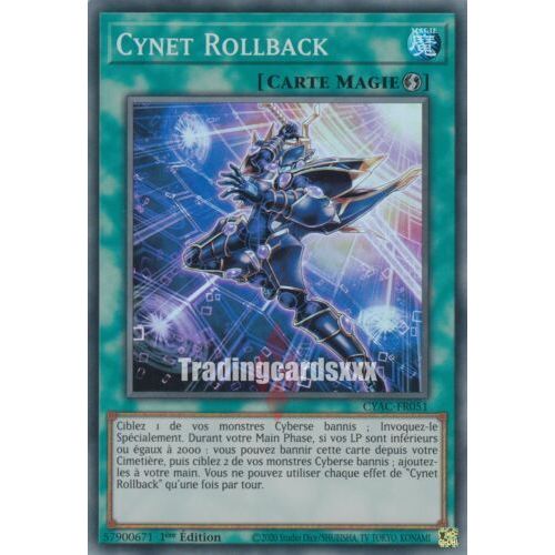 Yu Gi Oh Cyac Fr051 Cynet Rollback Super Rare