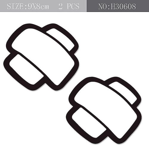 2pcs Funny Car Stickers Band-aid Decal Creative Cute Bandage Car Body Scratches Block Fuel Tank Decoration Sticker Auto Exterior