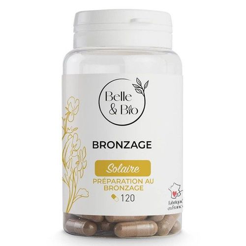 Bronzage 120 Gélules - Préparation Au Bronzage 