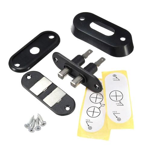 Noir Interrupteur De Contact De Porte Coulissante Compatible Car Van Alarme Centrale Verrouillage F