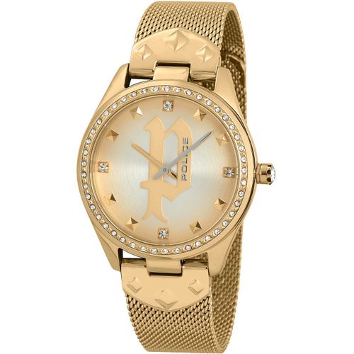 Ladies Watch Police Pl16029msg.22mm, Quartz, 36mm, 3atm