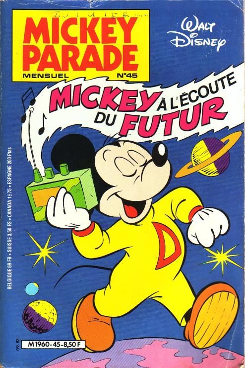 Mickey Parade N° 45 : Mickey À L'écoute Du Futur