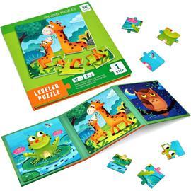 Puzzle GENERIQUE Puzzle animaux en bois pour les tout-petits 1 2 3 ans  garçons filles jouet éducatif - Multicolore