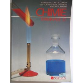 Chimie Terminale D - Programme 1989