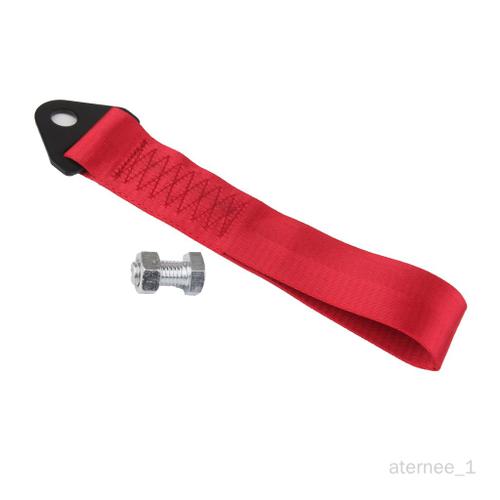 Aternee Urgence Pour La Voiture Sangle Corde De Remorquage De Poids Lourds De La Remorque Avec Un Boulon D'attelage -Amérindien- Rouge