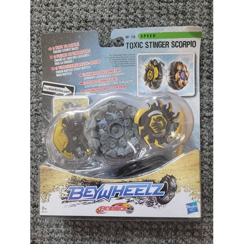 Rare - Beyblade - Beywheelz - W16 - Toxic Stinger Scorpio - Hasbro 2012