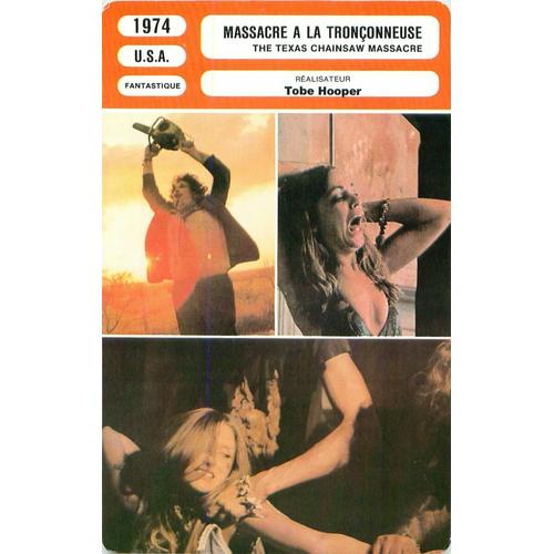 Fiche Monsieur Cinema Massacre À La Tronçonneuse (1974)