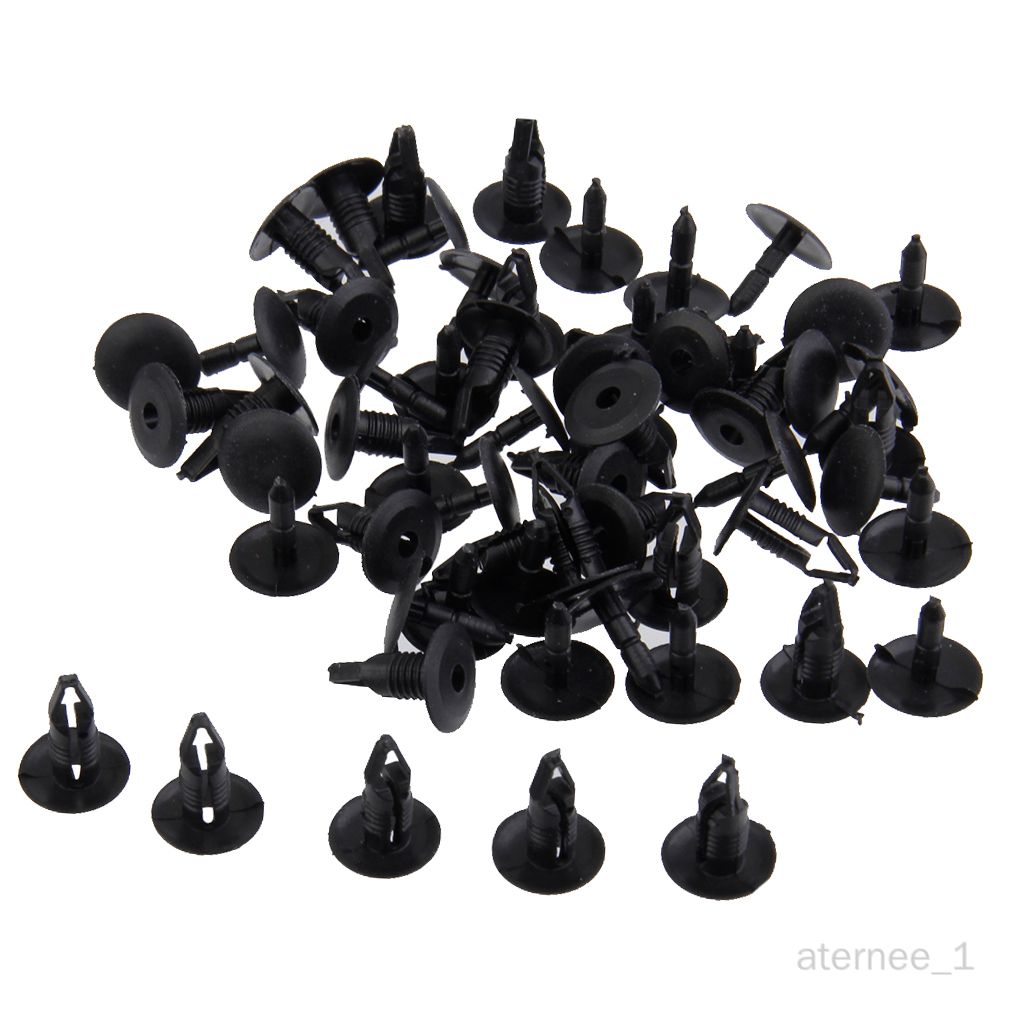 30pcs Nylon Attache Rivet Clip Retenue Retenue Fit