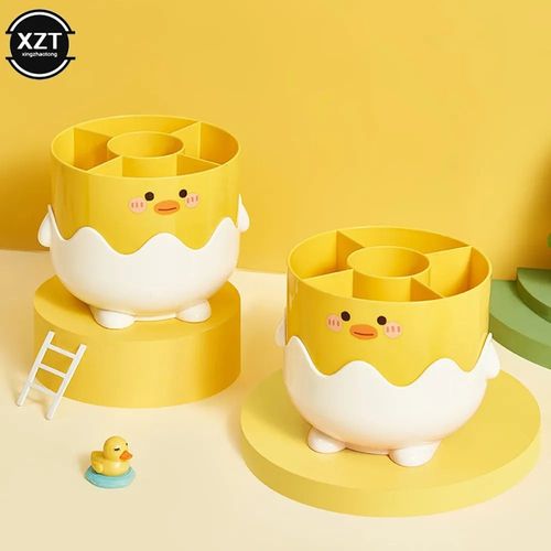Porte-Crayons Mignon En Forme De Canard,Conteneur De Rangement Pour Stylos,Décoration De Bureau,Accessoires De Maquillage,Fournitures De Bureau À Domicile