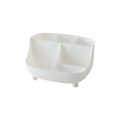 Porte-Stylo Organisateur De Bureau Créatif À 6 Compartiments,Boîte De Rangement Multifonction Pour Crayons De Maquillage,Papeterie Scolaire Et De Bureau - Type White