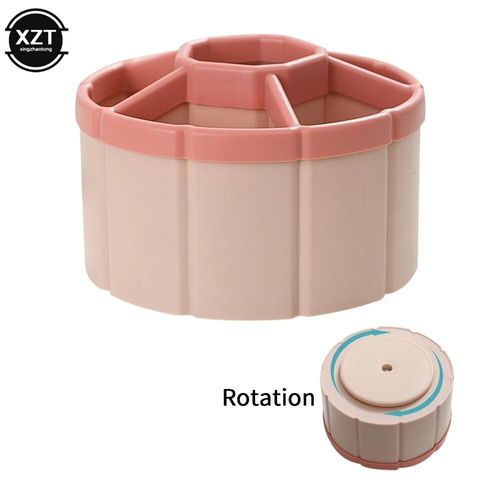 Porte-Stylo Rotatif À 360 °,Grande Roue À 6 Compartiments,Grande Capacité,Boîte De Rangement Pour Crayons Mignons,Organisateur De Bureau,Papeterie Scolaire Et De Bureau - Type Pi