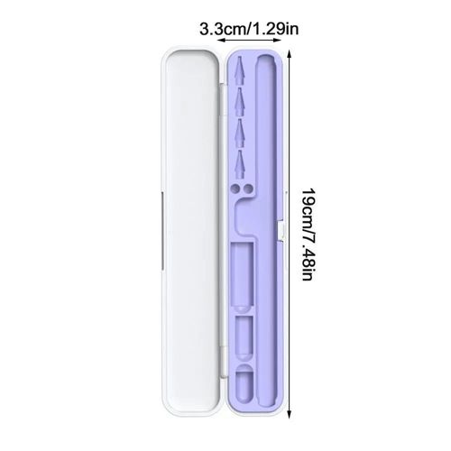 Étui De Voyage Avec Couvercle Pour Tablette,Boîte De Rangement Pour Stylet,Porte-Stylo,Protecteur D'embouts De Crayon,1ère Et 2ème Génération - Type Black