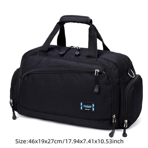 Un noir - Sac de dehors Étanche pour Homme et Femme, Fourre-Tout de Rangement pour Court Voyage, Vêtements Électroniques, Produit en Poudre, -du-- end