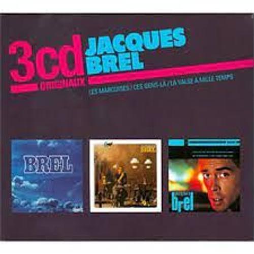 Jacques Brel - Les Marquises / Ces Gens La / Valse A Mille Temps - Coffret 3 Cd