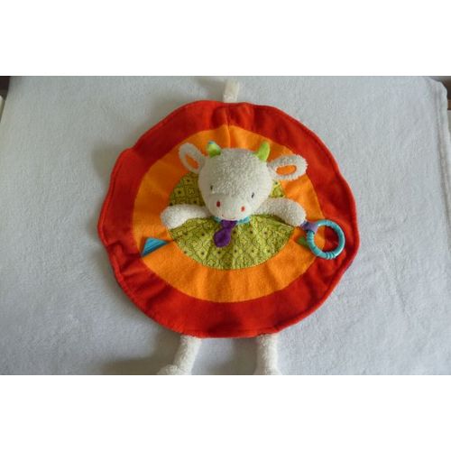 Doudou Vache Plat Comme Neuf Babysun