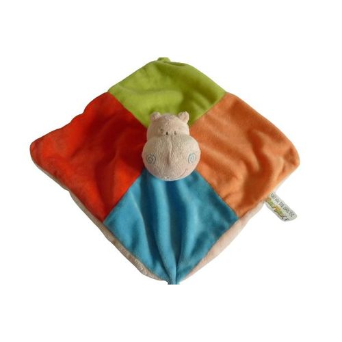 Doudou Hippopotame Plat Comme Neuf Eddy Toys