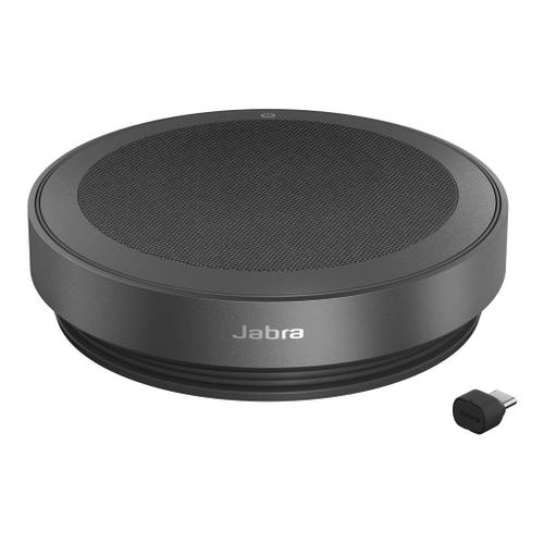 Jabra Speak2 75 UC - Haut-parleur main libre - Bluetooth - sans fil - USB-C, USB-A - gris foncé - certifié Zoom, Cisco Webex Certified, Certifié pour Zoom Rooms, Certifié Alcatel-Lucent, Certifié...