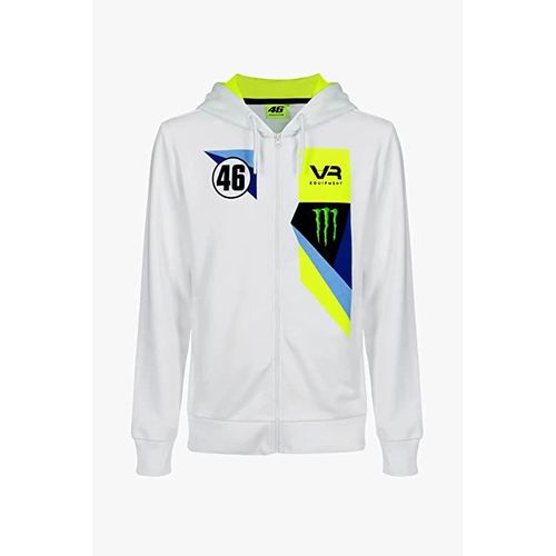 Sweat A Capuche Zip Vr46 Abu Dhabi Monster Energy Team Officiel Motogp