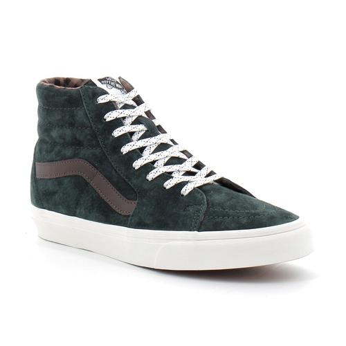 Vans Chaussures Montantes Lacets Pour Adulte En Daim Sk8 Hi Vert