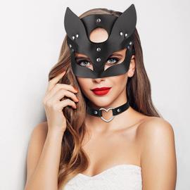 Masque pour les yeux de déguisement de carnaval vénitien noir/or pour  adultes