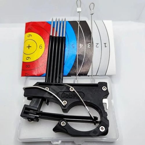 Ensemble D'arc A-Mini - Arbalète Pliable Avec Flèches, Mini Arc Portable, Jouets De Poche En Plastique, Catapulte De Fête, Ensemble'arme De Tir À L'arc Réutilisable