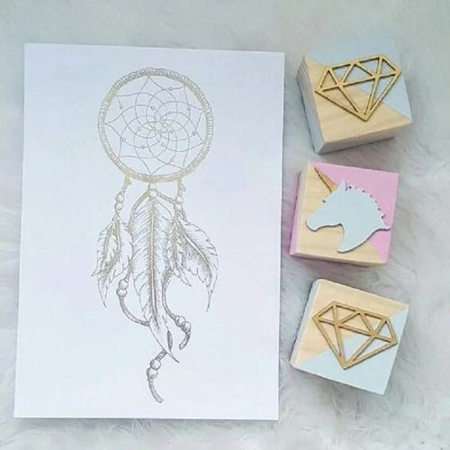 Diamant Licorne - 6x6x6cm - Blocs En Bois De Style Nordique, 3 Pièces/Lot, Ornement En Forme De Cygne, Cadeaux D'anniversaire Pour Bébé, Chambre D'enfants, Décoration De Figurines, Accessoires Photo De Jardin Féerique