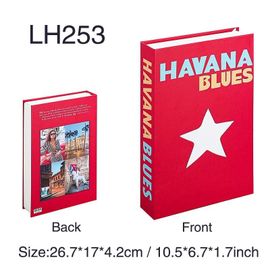 Boîte Décorative Pour Faux Livre Avec Texture De Tissu Neutre Avec Espace De Rangement Caché Pour Table Basse, étagère, Décoration De Cheminée | Stockage De Photos Et De Souvenirs - France