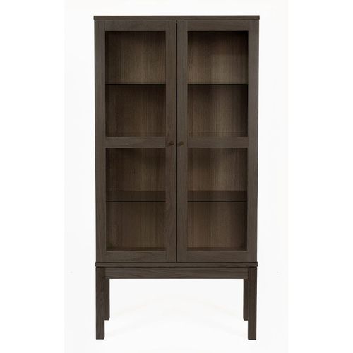 Vitrine 2 Portes "Abbeywood" 170cm Marron