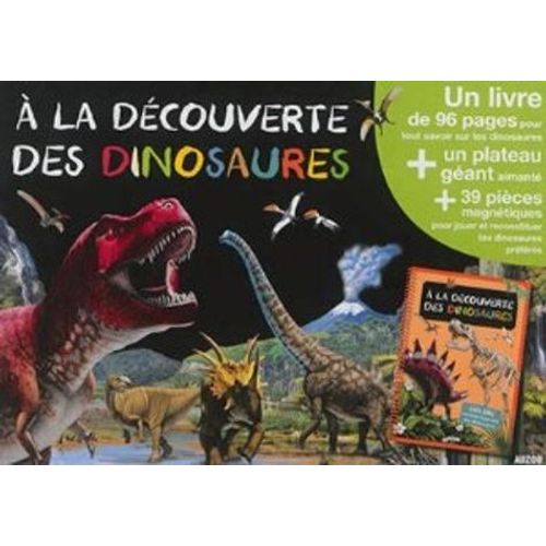 A La Découverte Des Dinosaures - Avec Un Plateau Géant Aimanté Et 39 Pièces Magnétiques