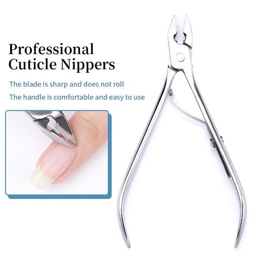 Pousse Cuticule Et Pincette En Acier Inoxydable Arc-En-Ciel,Coupe-Ongles,Pince À Épiler,Élimine Les Peaux Mortes Et Le Vernis Gel Uv,Outil De Nettoyage De Nail Art,Soin Des Mains Et Du - Type C 