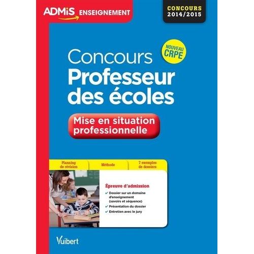 Concours Professeur Des Écoles - Mise En Situation Professionnelle