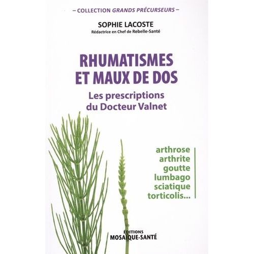 Rhumatismes Et Maux De Dos - Les Prescriptions Du Docteur Valnet