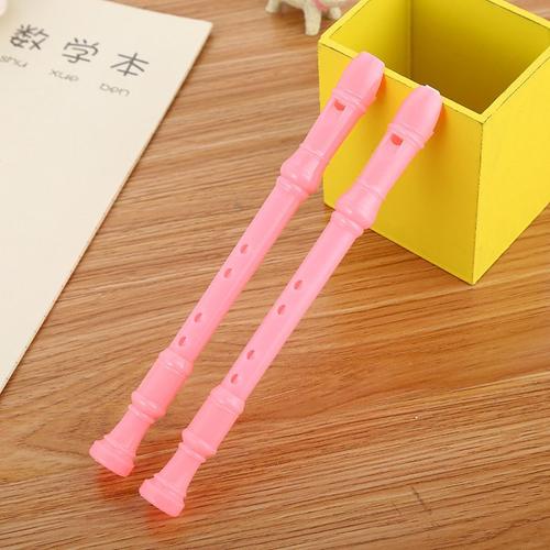 E Stylos À Gel À Flûte, 2 Pièces, Fournitures De Papeterie Créatives Kawaii, Pour Bureau, École, Mignon, Musique, Cadeau