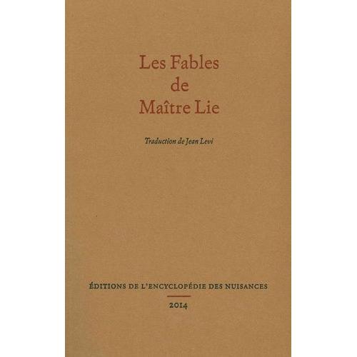 Les Fables De Maître Lie