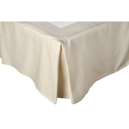 Cache Sommier 180x200 Cm Camelia Ivoire