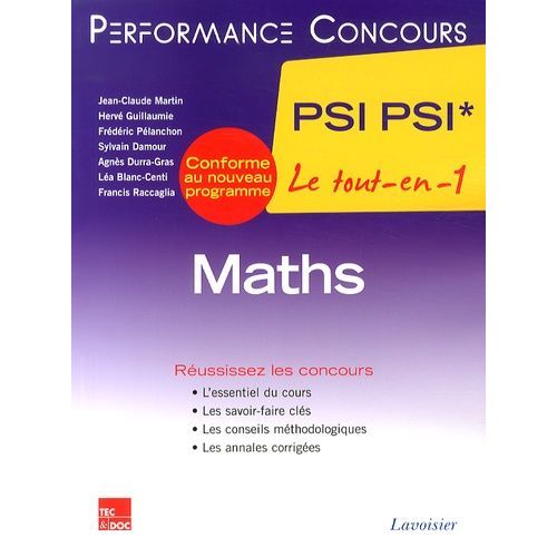 Maths 2e Année Psi Psi*