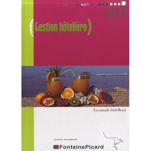 Gestion Hôtelière Tle Hôtellerie